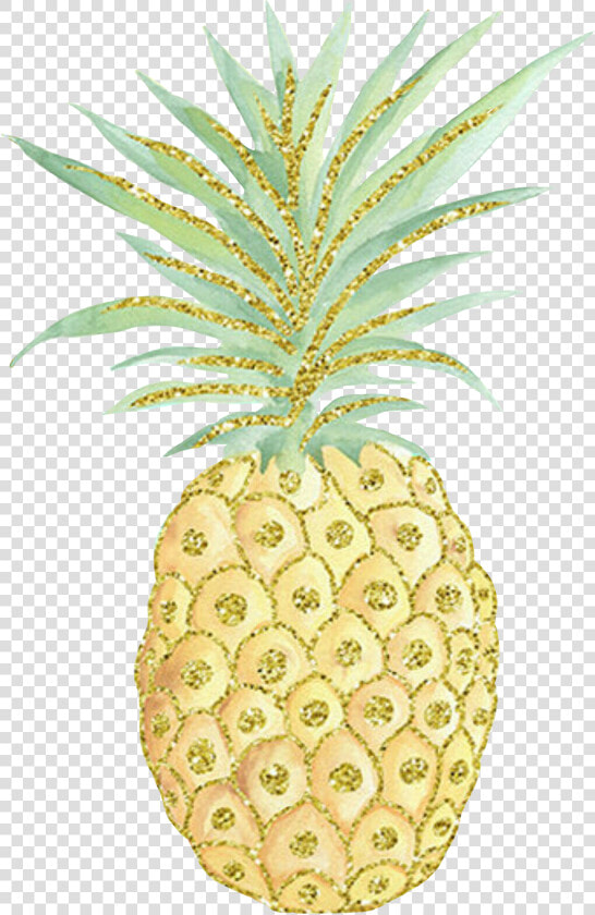 Pineapple Clipart Glitter   Tropical Hawaiian Baby Shower Invitations  HD Png DownloadTransparent PNG