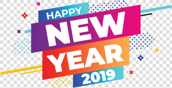 Happy New Year 2019 Banner   Happy New Year 2019 Png  Transparent PngTransparent PNG