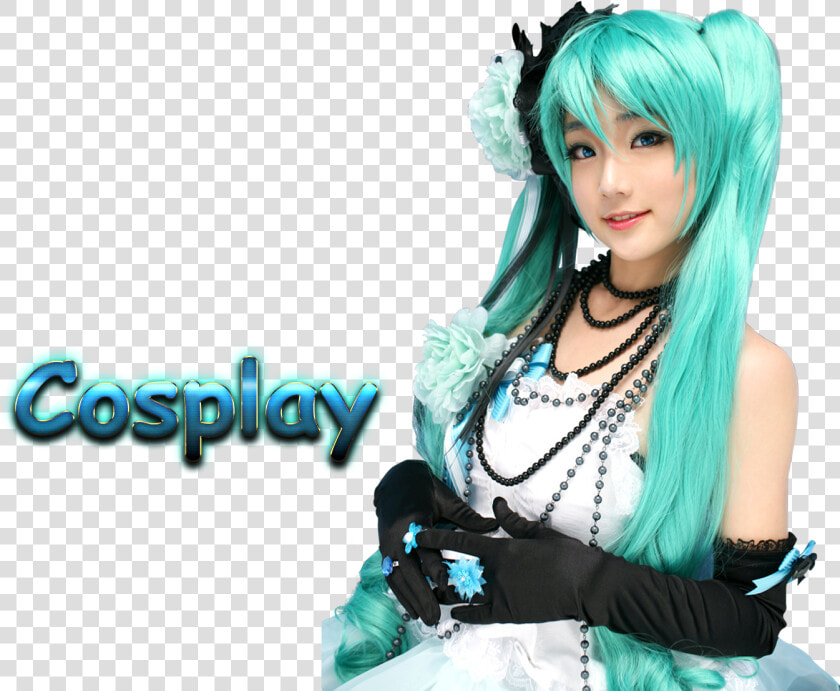 Cosplay Festival Transparent Png   Hatsune Miku Cosplay Png  Png DownloadTransparent PNG