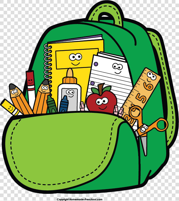 Back To School Clipart Clip Art School Clip Art Teacher   Pack Backpack Clipart  HD Png DownloadTransparent PNG