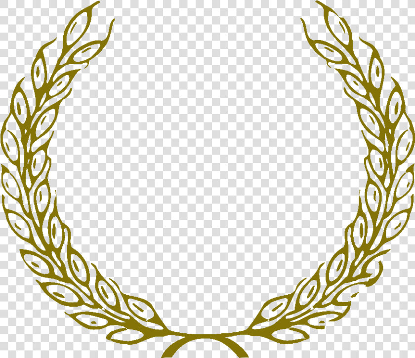 Logo Padi Vector Terbaru Download Psikolif   Laurel Wreath Gold Transparent  HD Png DownloadTransparent PNG