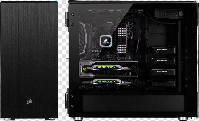 Corsair Carbide 678c Black White  HD Png DownloadTransparent PNG