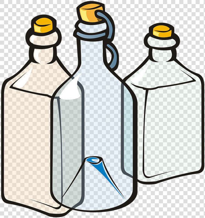 Botellas De Vidrio Dibujo Png  Transparent PngTransparent PNG