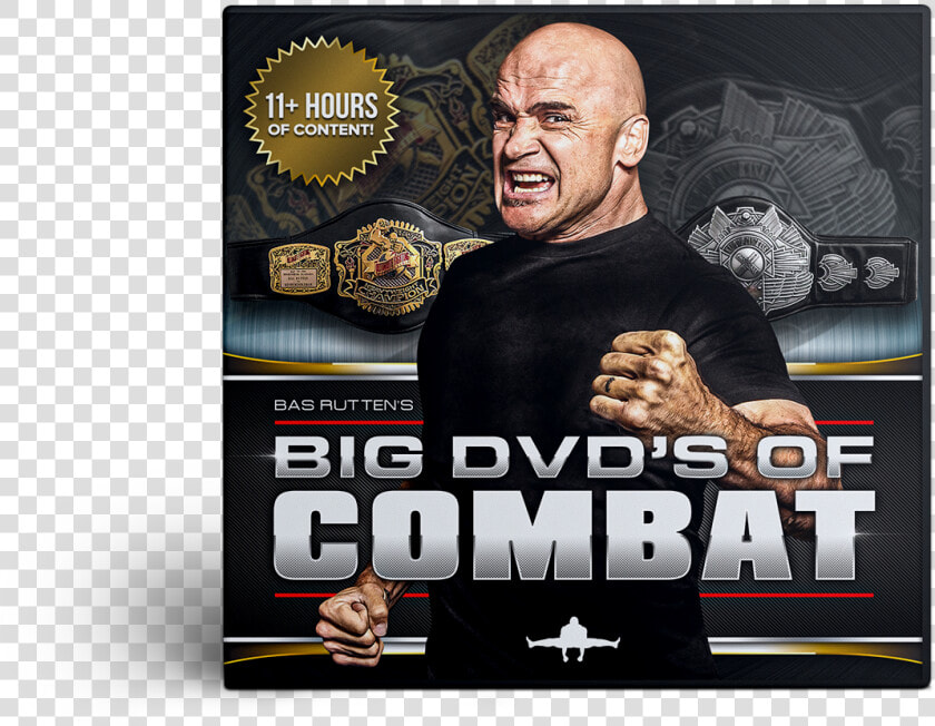 Big Dvd’s Of Combat Mockup  case    Bas Rutten T Shirt  HD Png DownloadTransparent PNG