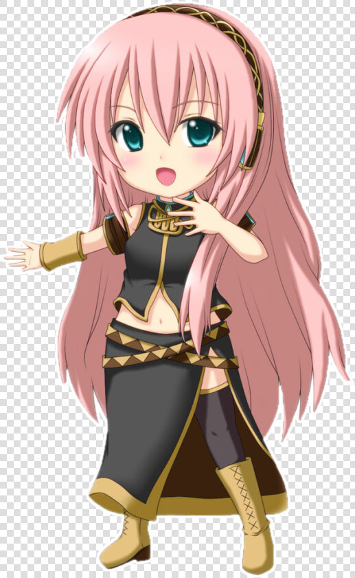 Thumb Image   Megurine Luka Chibi Png  Transparent PngTransparent PNG