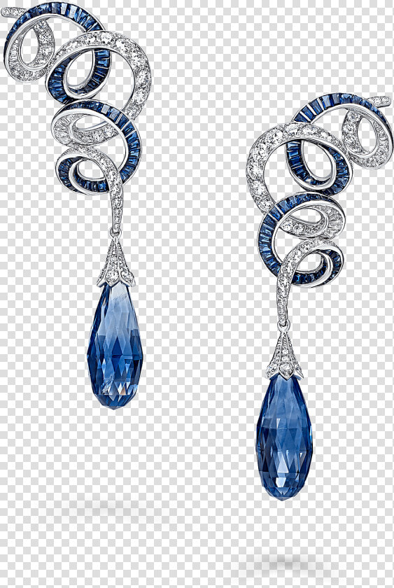 Inspired By Twombly Sapphire And Diamond Earrings    Earrings  HD Png DownloadTransparent PNG