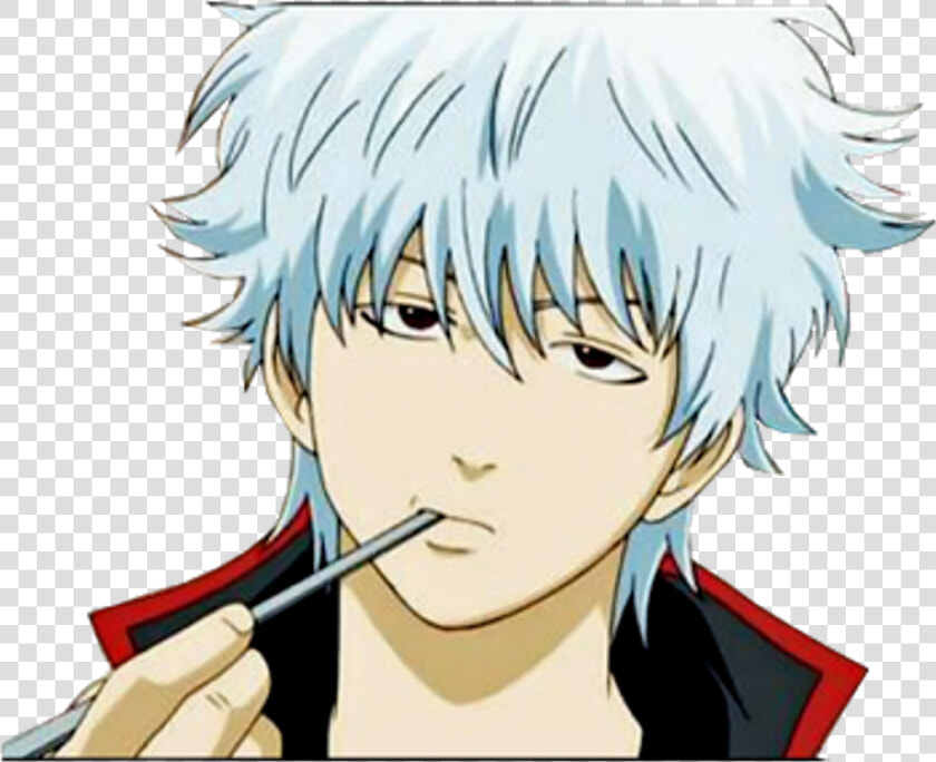 White Haired Main Characters   Png Download   Gintama Png  Transparent PngTransparent PNG