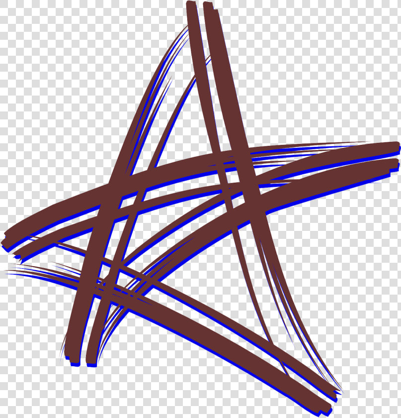 Brush Five Point Star Free Picture   Artistic Star  HD Png DownloadTransparent PNG