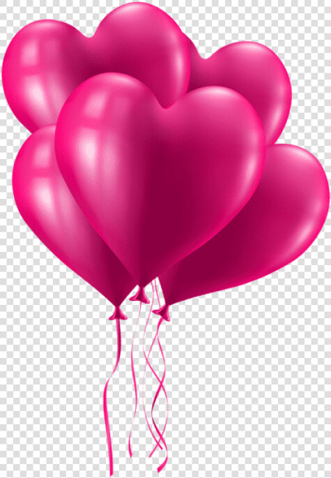 Free Png Download Valentine S Day Pink Heart Balloons  Transparent PngTransparent PNG