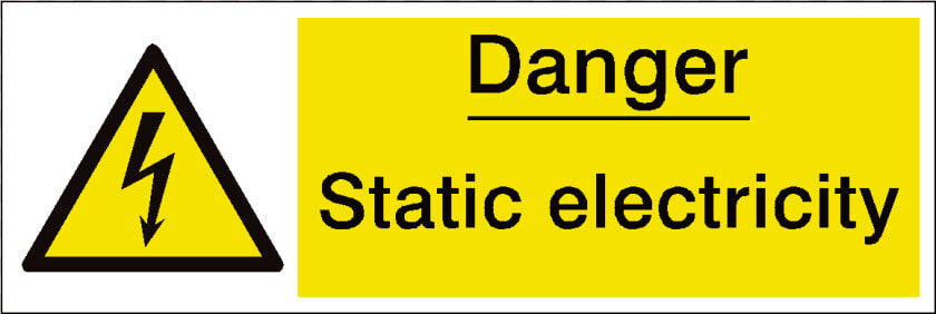 Static Electricity Safety Sign   Liquid Nitrogen Warning Signs  HD Png DownloadTransparent PNG