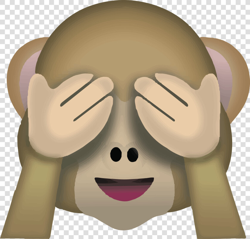 Monkey Of Sticker T shirt Poo Pile Blushing Clipart   Monkey Emoji See No Evil  HD Png DownloadTransparent PNG