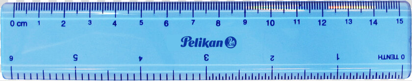 Ruler 8815 15 Cm Blue   Pelikan  HD Png DownloadTransparent PNG