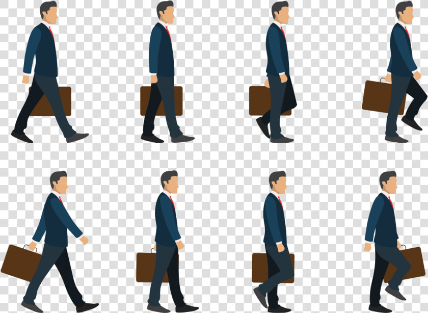 Walk Transparent   Business Man Walking Cycle  HD Png DownloadTransparent PNG