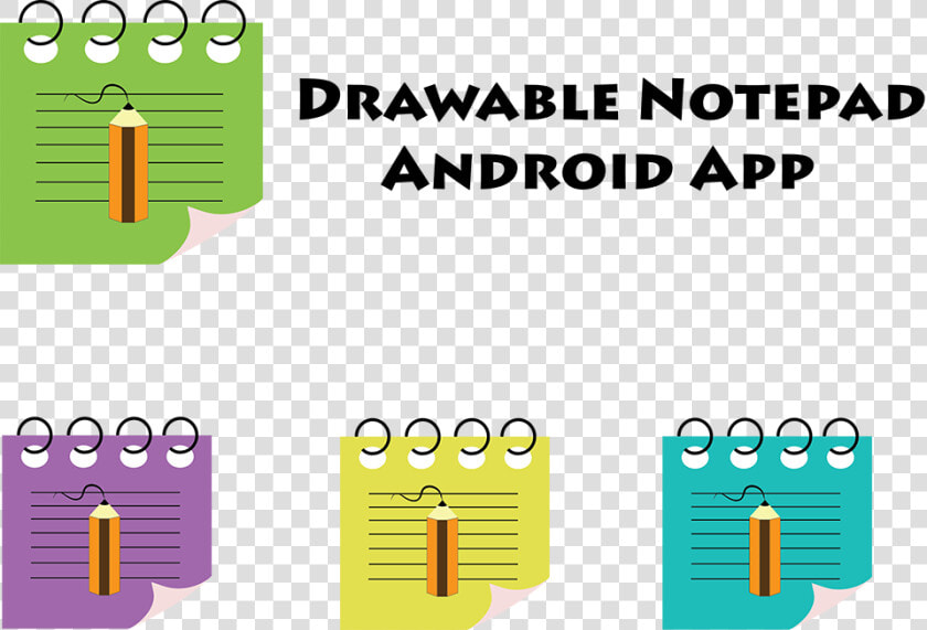 Drawable Notepad Colors  HD Png DownloadTransparent PNG