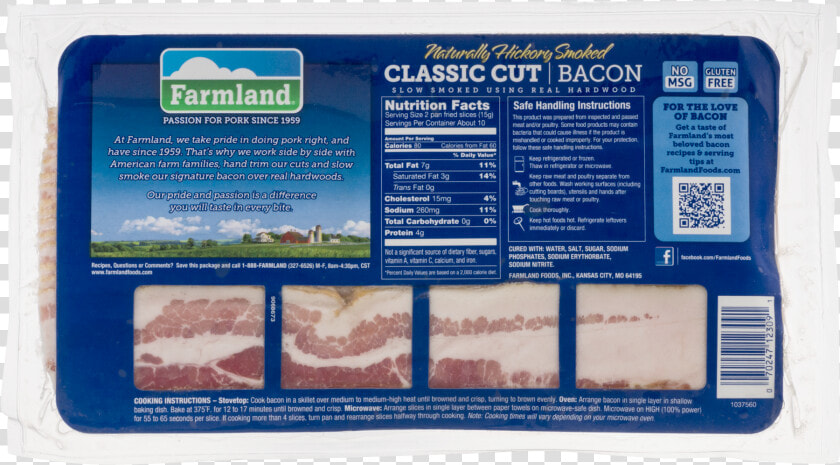 Pure Farmland Applewood Smoked Bacon Barcode  HD Png DownloadTransparent PNG