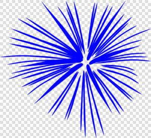 Blue Fireworks Svg Clip Arts   Firework Clipart No Background  HD Png DownloadTransparent PNG