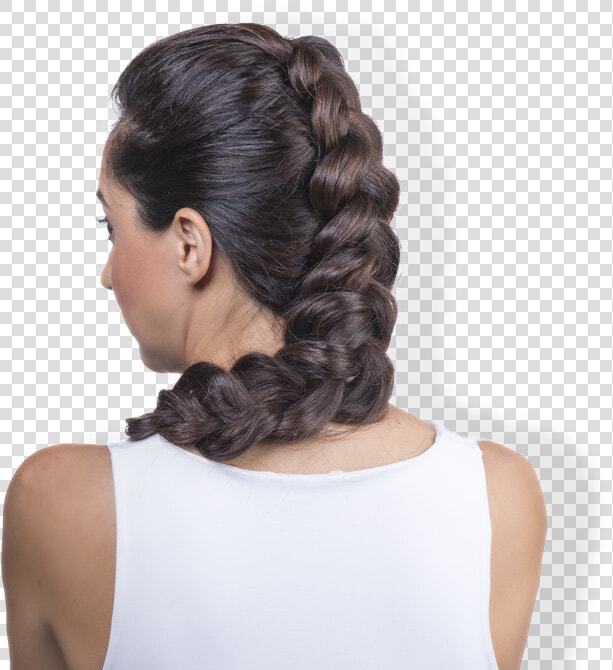 Transparent Braids Png   Ponytail  Png DownloadTransparent PNG