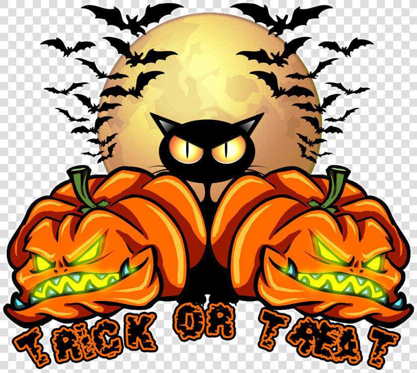 Visit Above Artistic To See This Trick Or Treat Design   Halloween Clip Art  HD Png DownloadTransparent PNG