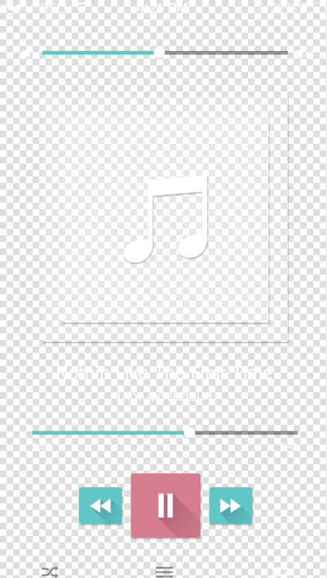 Music Progress Bar Png   Mobile Music Player Interface  Transparent PngTransparent PNG