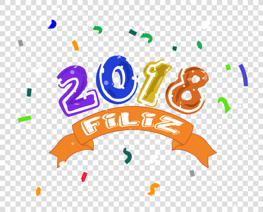 Clip Art Collection Of Free Transparent   Feliz Año 2018 Png  Png DownloadTransparent PNG