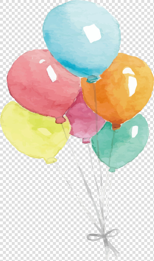 Watercolor Balloon Painting Png Download Free Clipart   Watercolor Balloons Transparent Background  Png DownloadTransparent PNG