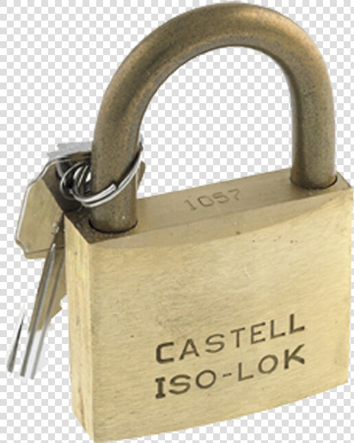 Cadenas Iso lok® Laiton Corps 30mm Anse 15 Mm Combinaisons   Castell Iso Lok Padlocks  HD Png DownloadTransparent PNG