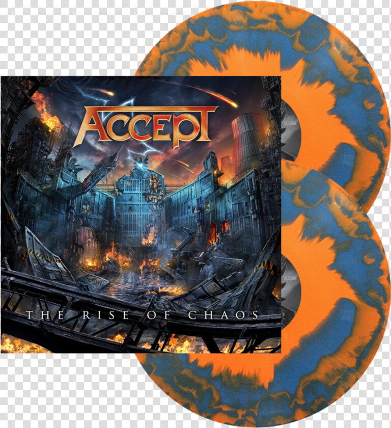 Accept The Rise Of Chaos Orange Blue Swirl Nuclear   Accept Rise Of Chaos  HD Png DownloadTransparent PNG