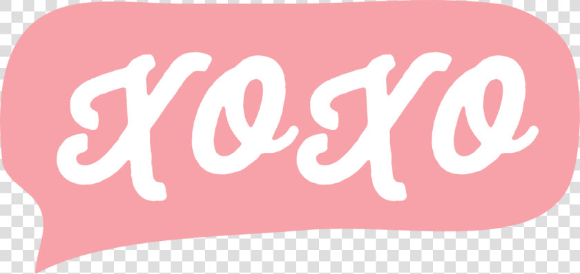 Xoxo Bubble Svg Cut File   Carmine  HD Png DownloadTransparent PNG