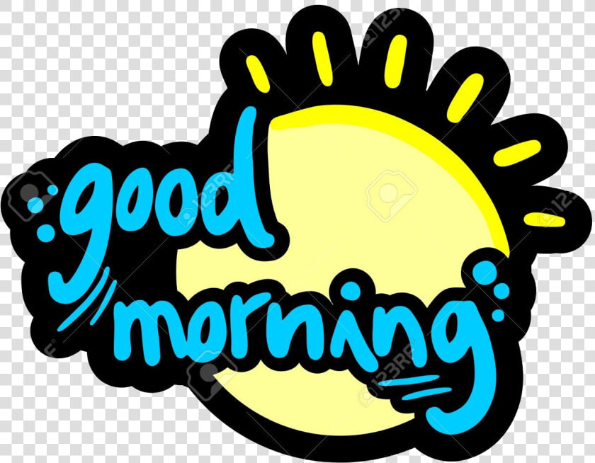 Good Morning Awesome Sun Design On Clipart Best Clip   Good Morning Clipart  HD Png DownloadTransparent PNG