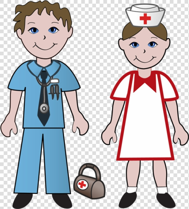 Doctor Free Clip Art Of Doctors And Nurses Nurse Clipart   Doctor And Nurse Clipart  HD Png DownloadTransparent PNG