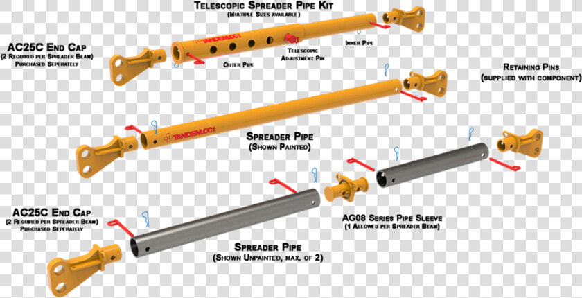 End Cap Spreader Beam  HD Png DownloadTransparent PNG