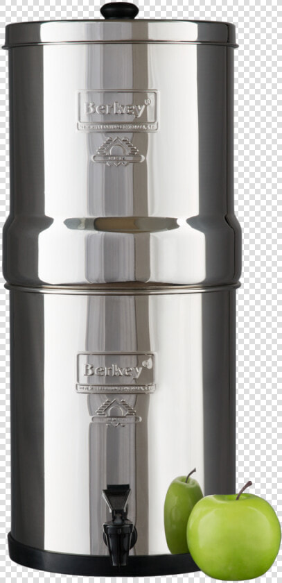 Recommended For 2 4 People In The 2 Filter Configuration   Berkey Water Filter System  HD Png DownloadTransparent PNG