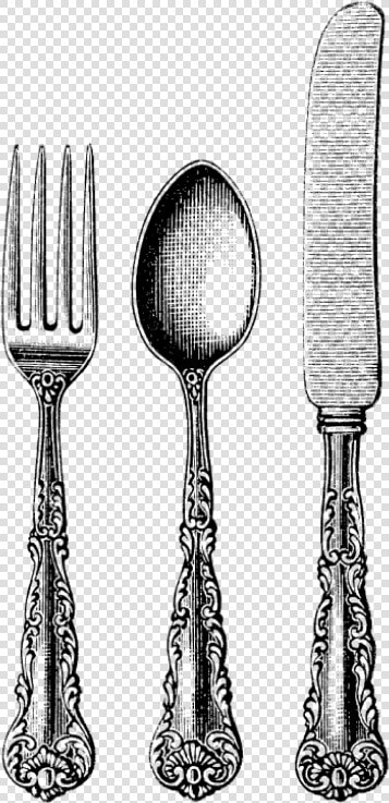 Fork Free Download Png Title   Vintage Knife And Fork  Transparent PngTransparent PNG