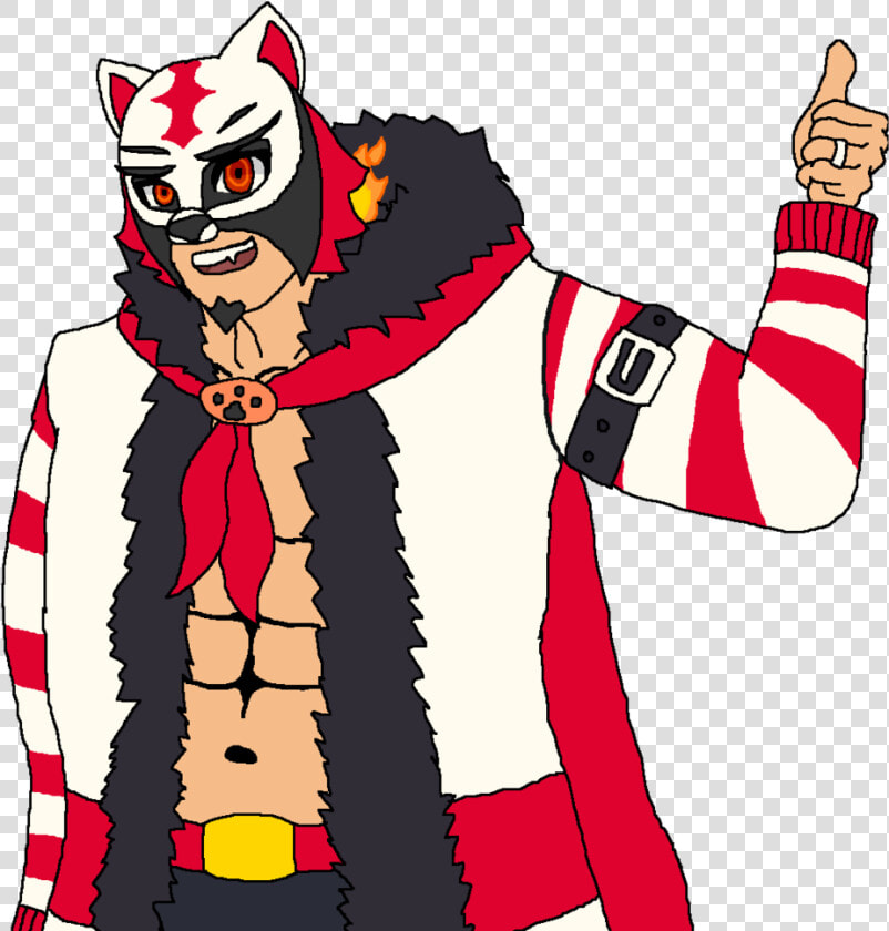 My Newest Boyo Flaming Tigre The Shsl Luchador I Love   Cartoon  HD Png DownloadTransparent PNG