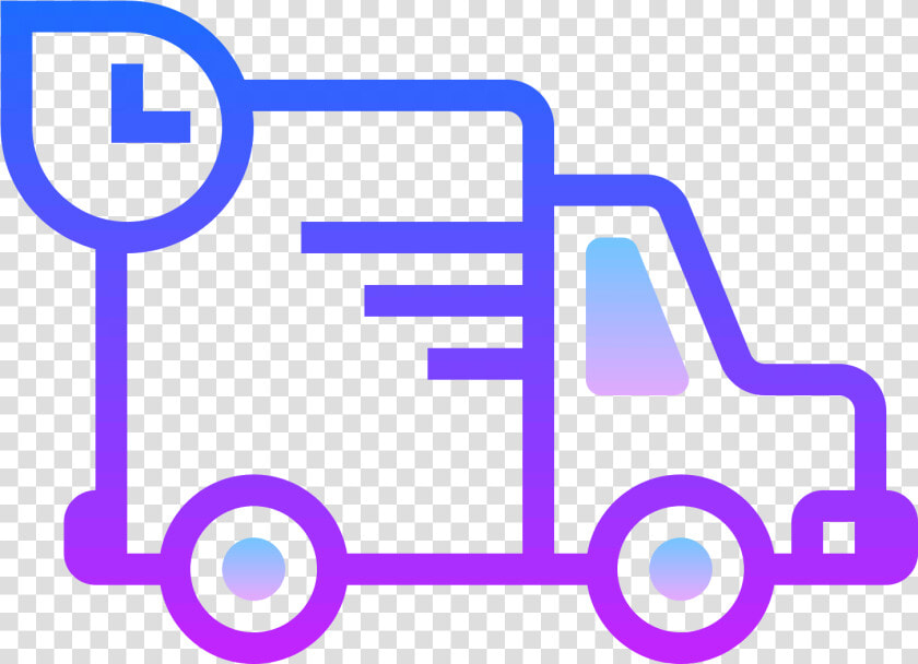 A Basic Outline Of A Delivery Type Truck That Has The   Free Shipping Png  Transparent PngTransparent PNG