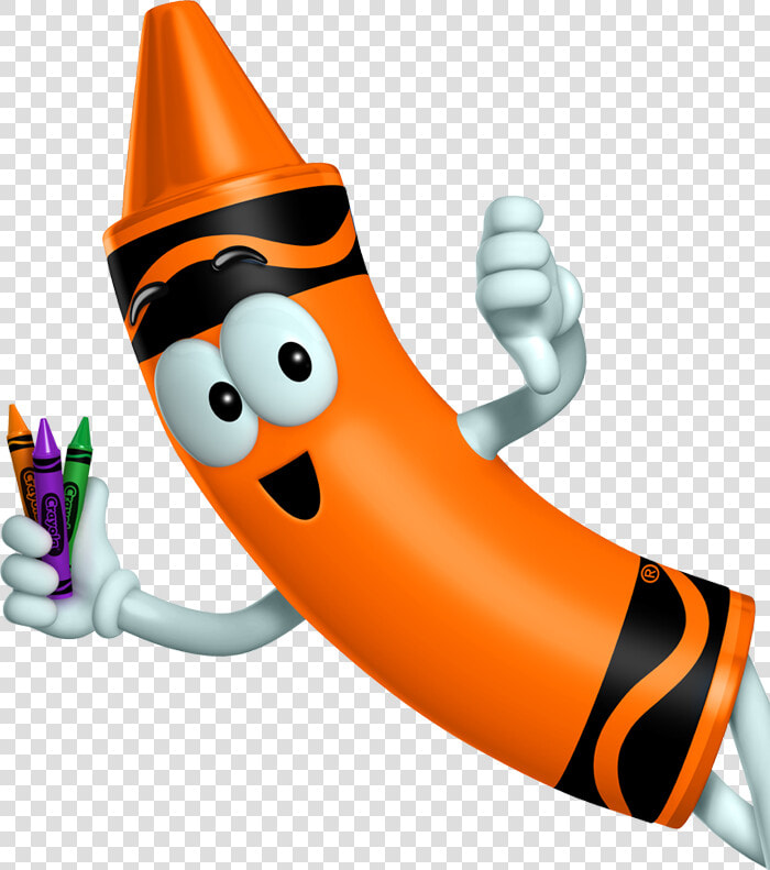 Orange Crayola Crayons Clipart  HD Png DownloadTransparent PNG