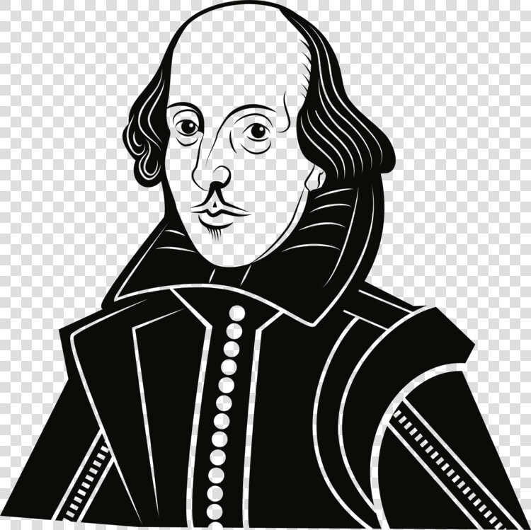 Head art neck   William Shakespeare Vector  HD Png DownloadTransparent PNG