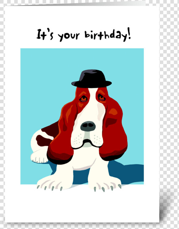 Basset Hound Greeting Card   Elmo  39 s World  HD Png DownloadTransparent PNG