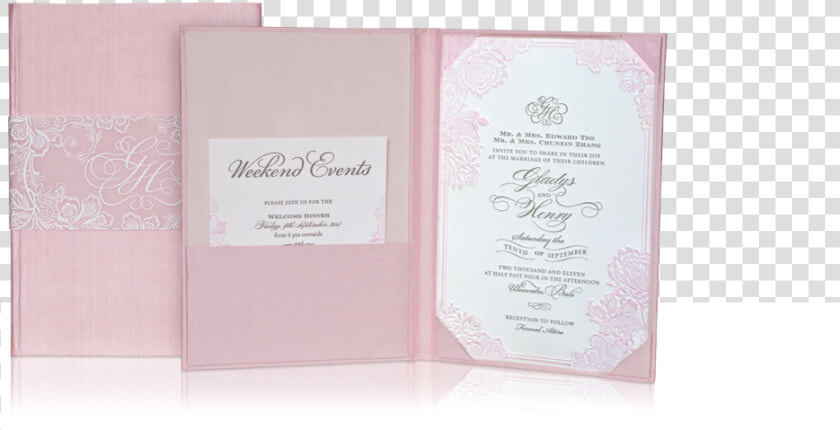 Gladys And Henry Luxury Invitations Custom Atelier   Paper  HD Png DownloadTransparent PNG