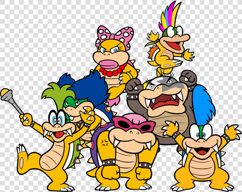 Koopalings Artwork   Koopalings Comics  HD Png DownloadTransparent PNG