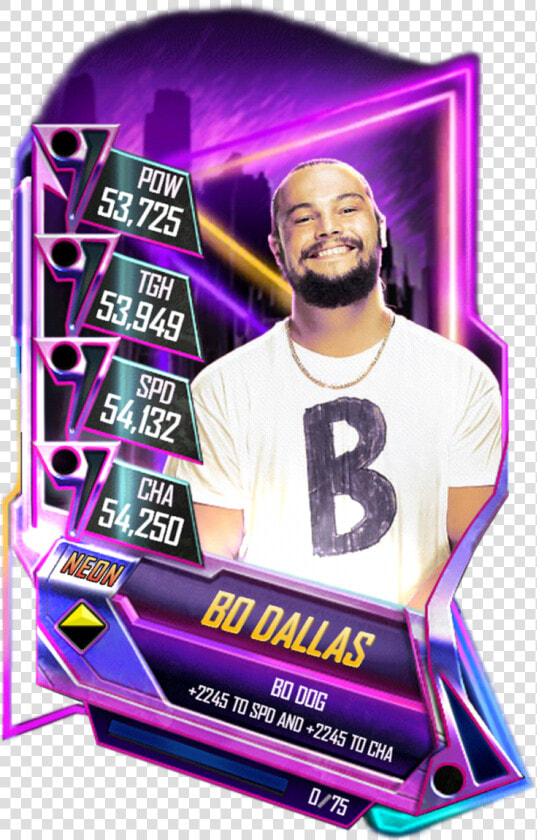 Neon Card Wwe Supercard   Png Download   Wwe Supercard Neon Pro  Transparent PngTransparent PNG