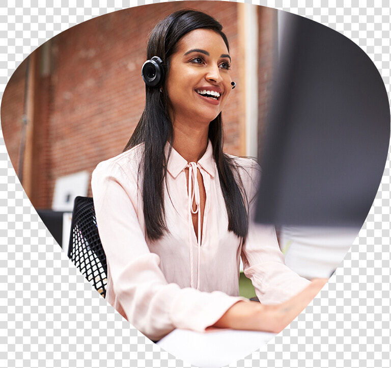 Female Call Center Agent   Customer Service  HD Png DownloadTransparent PNG