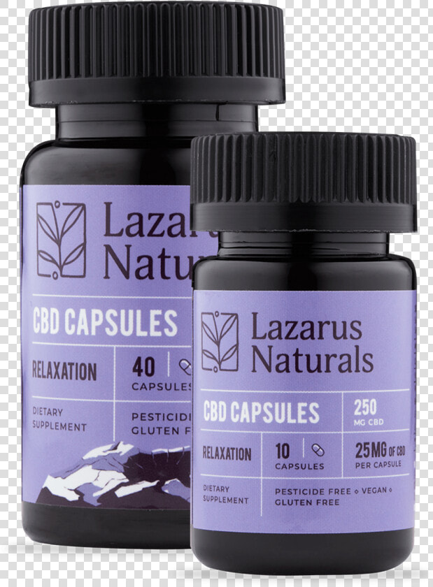 Lazarus Naturals Cbd Capsules  HD Png DownloadTransparent PNG