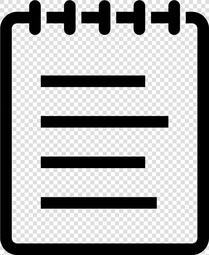 Ios Icon   Transparent Notepad Icon Png  Png DownloadTransparent PNG