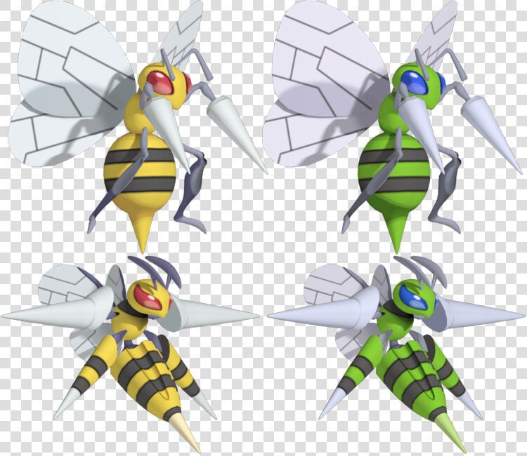 Pokemon Beedrill 3d Model  HD Png DownloadTransparent PNG