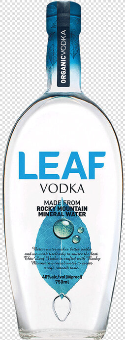 Leaf Rocky Mountain Mineral Vodka   Vodka  HD Png DownloadTransparent PNG