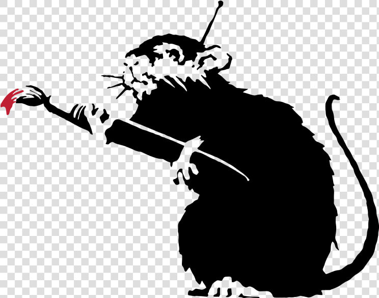 Banksy Hd Clipart   Banksy Love Rat  HD Png DownloadTransparent PNG