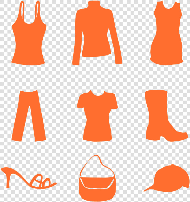 Fashion  Cloths  Lady  Woman  Girl  Style  Clothes   Clothes And Shoes Clipart  HD Png DownloadTransparent PNG