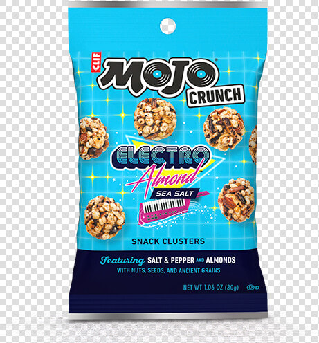 Electro Almond Sea Salt Packaging   Mojo Crunch  HD Png DownloadTransparent PNG