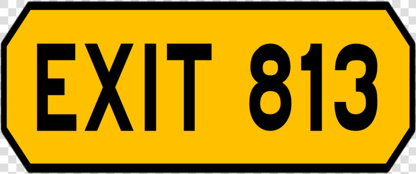 Exit 813 Karak   Sign  HD Png DownloadTransparent PNG